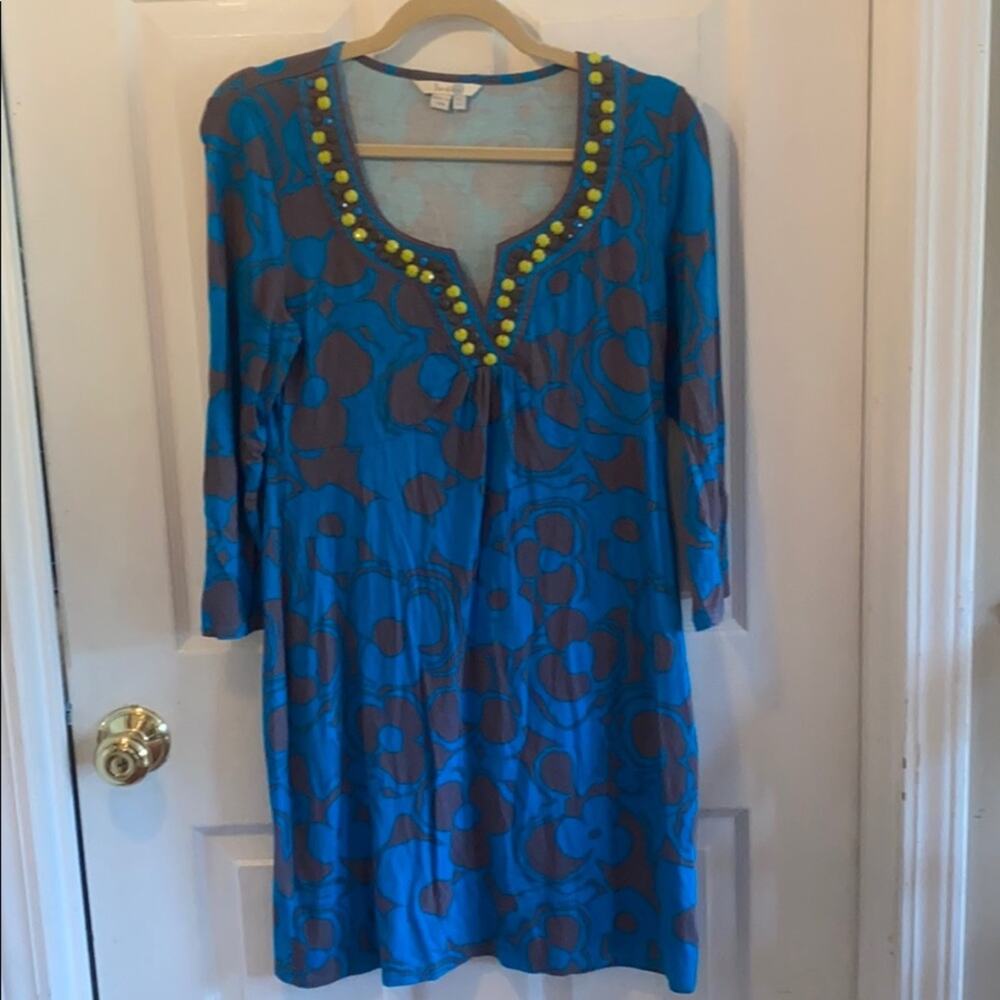 Boden women’s size 8 blue beaded dress